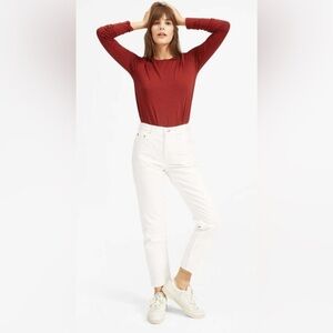 Everlane The Cheeky High Rise Button Fly Jeans